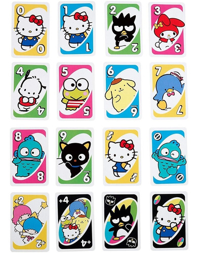 Uno Jogo De Cartas Cards Hello Kitty Pronta Entrega!